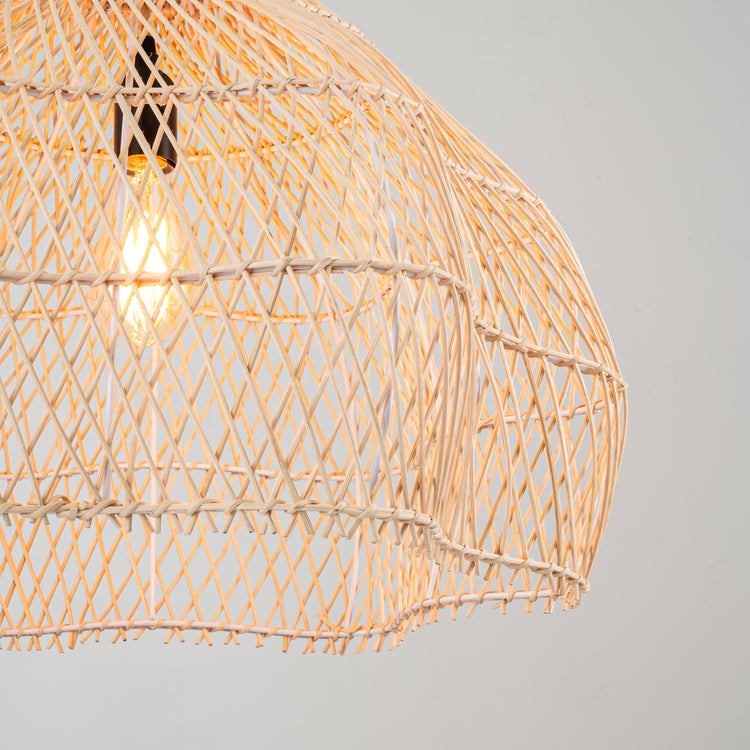 Grande Serenity Large Rattan Pendant Light Coastal Interior Ceiling Hanging Light