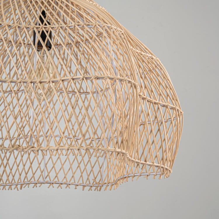 Grande Serenity Large Rattan Pendant Light Coastal Interior Ceiling Hanging Light