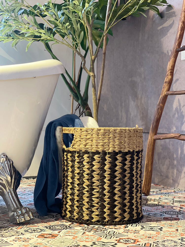 ELE LIGHT & DECOR Coastal Seagrass Basket Storage