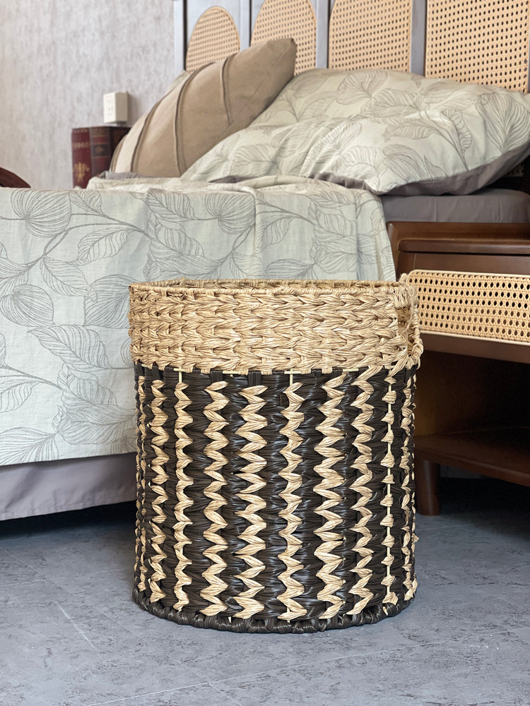 ELE LIGHT & DECOR Coastal Seagrass Basket Storage