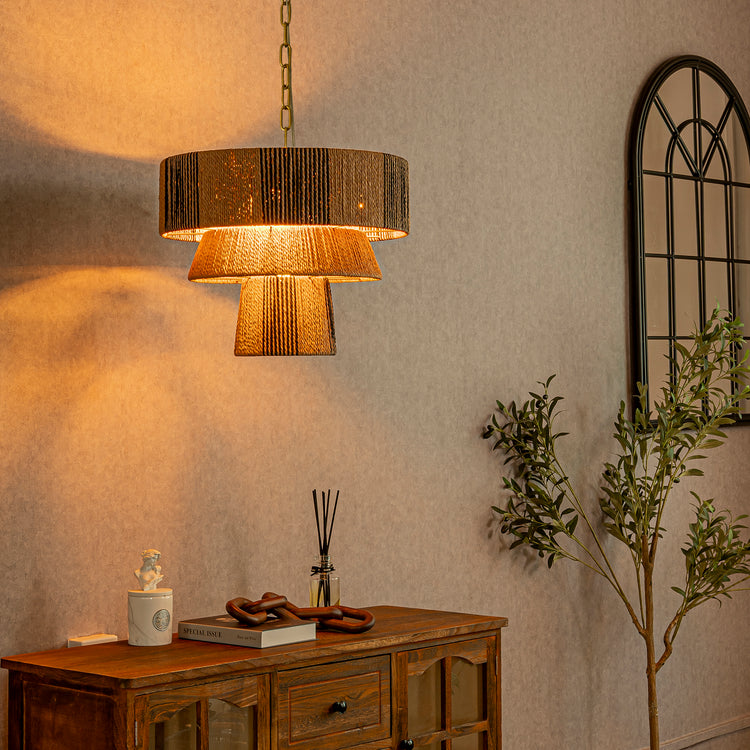 Libra 4-Light Coastal Chandelier 3-Tier Multi Color Ceiling