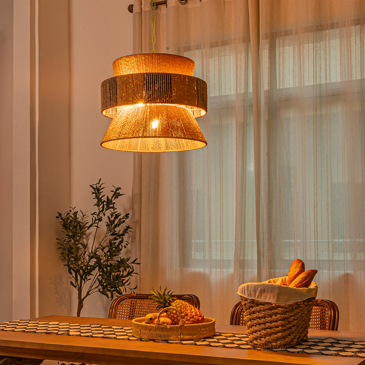 Lennox 4-Light 3-Tier Coastal Chandelier Brass Finish