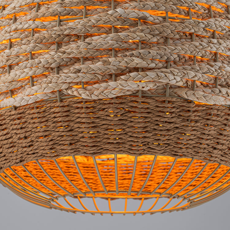 Palma 1-Light Two Tone Teardrop Pendant Light