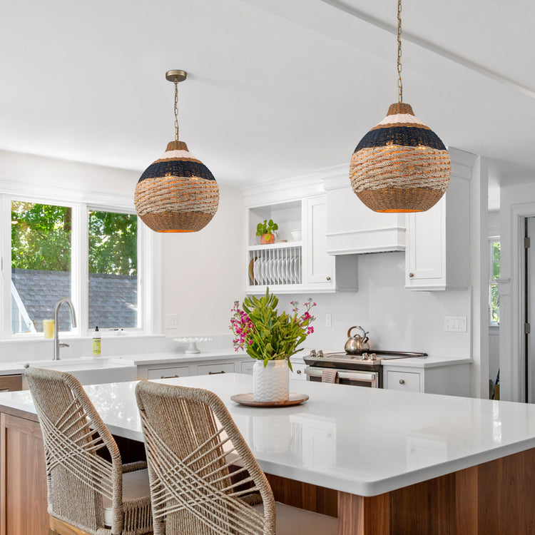 Dylan 14 in. Wide 3-Light Chandelier Modern/Contemporary Light