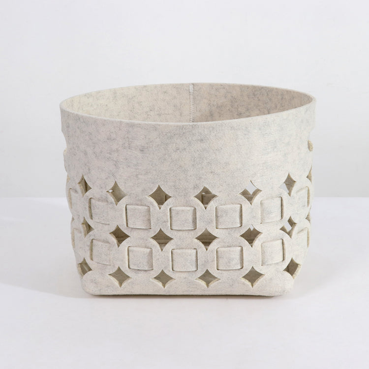 Storage Basket Bin with Built-in Handles Set of 3