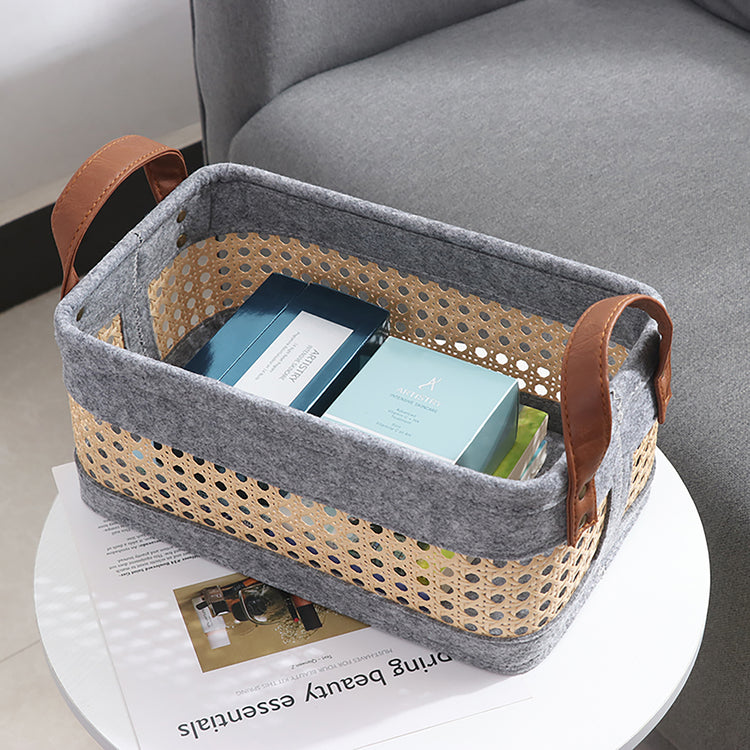 Bohemian Storage Basket for Shelves Set of 3