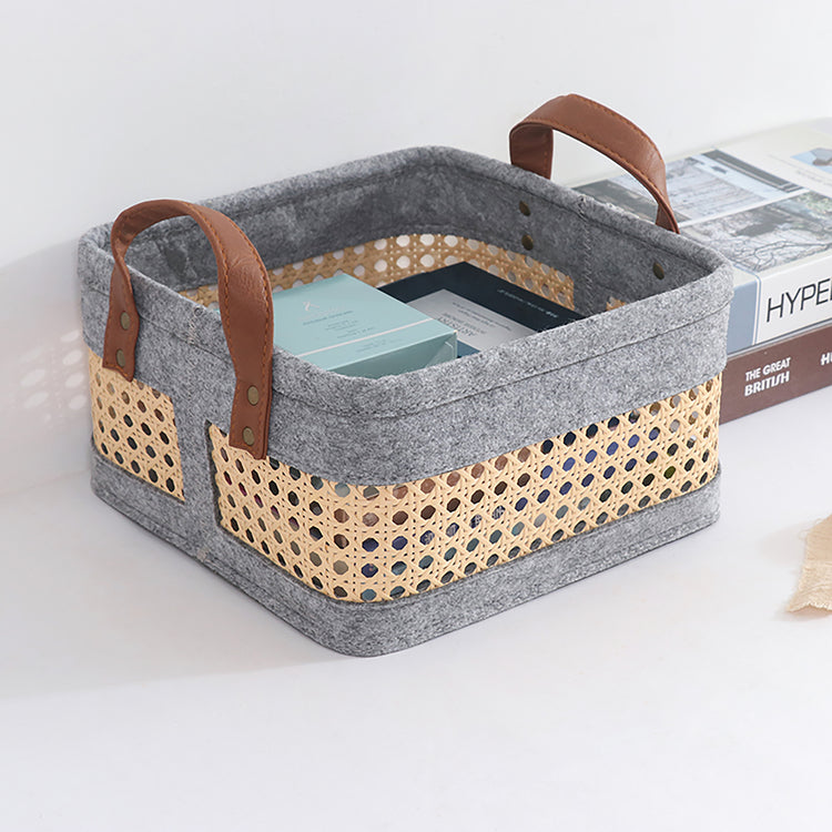 Bohemian Storage Basket for Shelves Set of 3