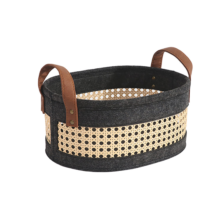 Coastal Storage Basket for Shelves Set of 3