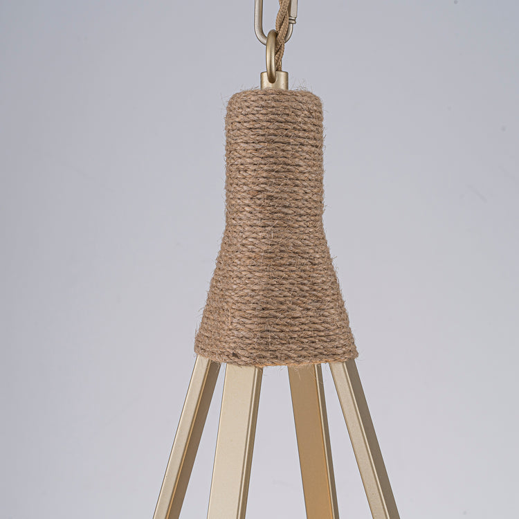 Dawana 1-Light Modern Pendant Light with Jute Accents