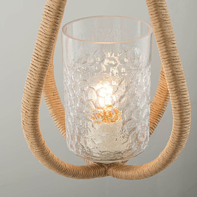 Dawana 1-Light Farmhouse Kitchen Pendant Light with Glass Shade