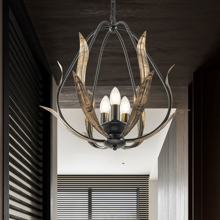 Elora 3-Light Farmhouse Foyer Chandelier