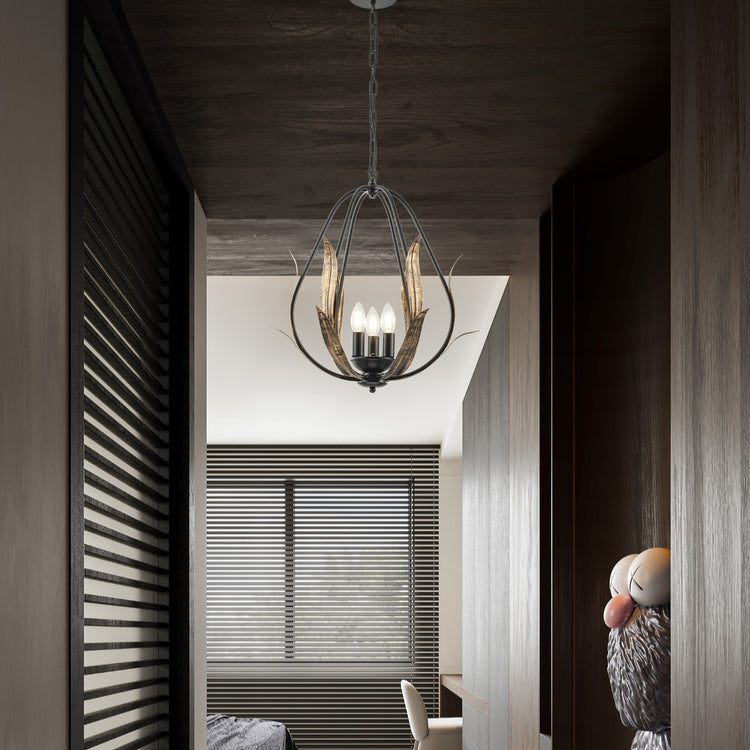 Elora 3-Light Farmhouse Foyer Chandelier