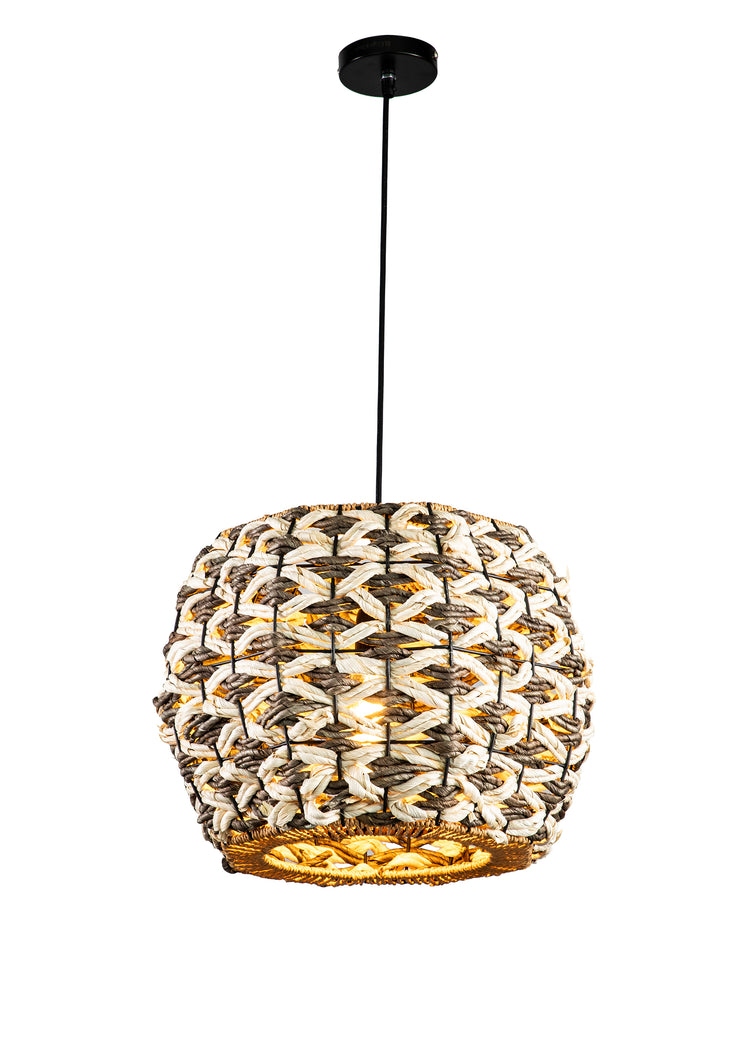 Globe Wicker Rattan Pendant Light