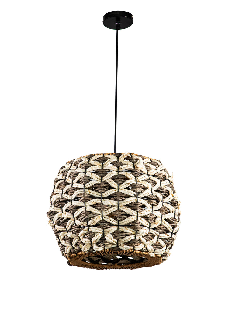 Globe Wicker Rattan Pendant Light