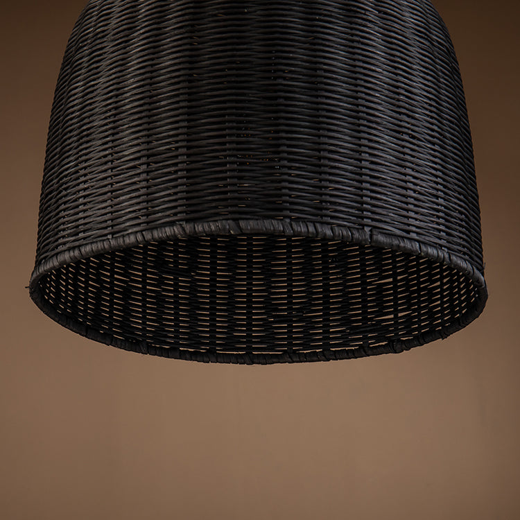 Reely Wicker Rattan Single Light Pendant