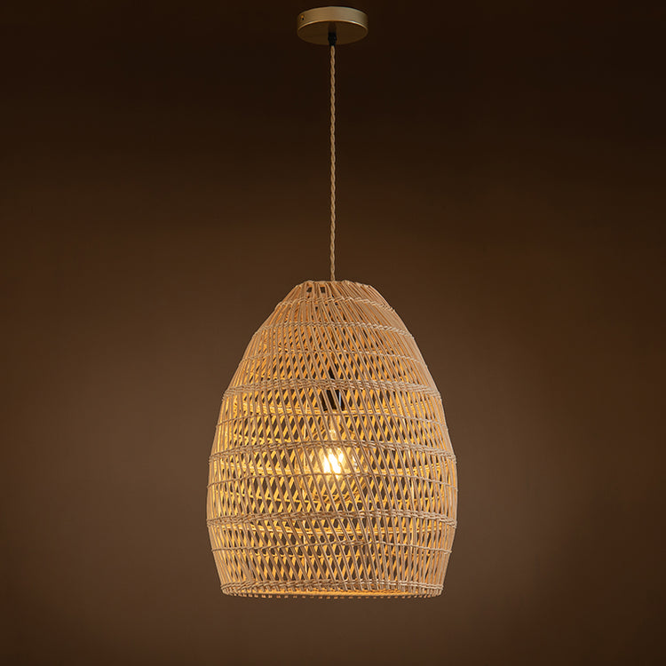 Veremund Light Bell Pendant Wicker Rattan Light