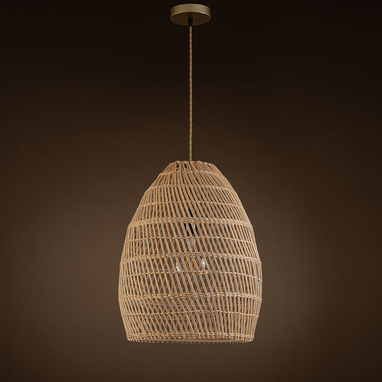 Veremund Light Bell Pendant Wicker Rattan Light