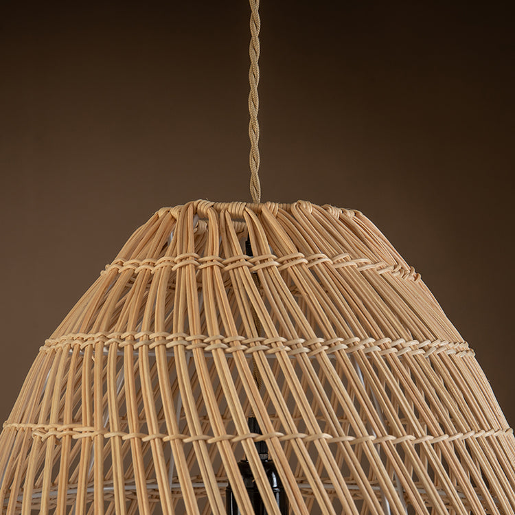 Veremund Light Bell Pendant Wicker Rattan Light