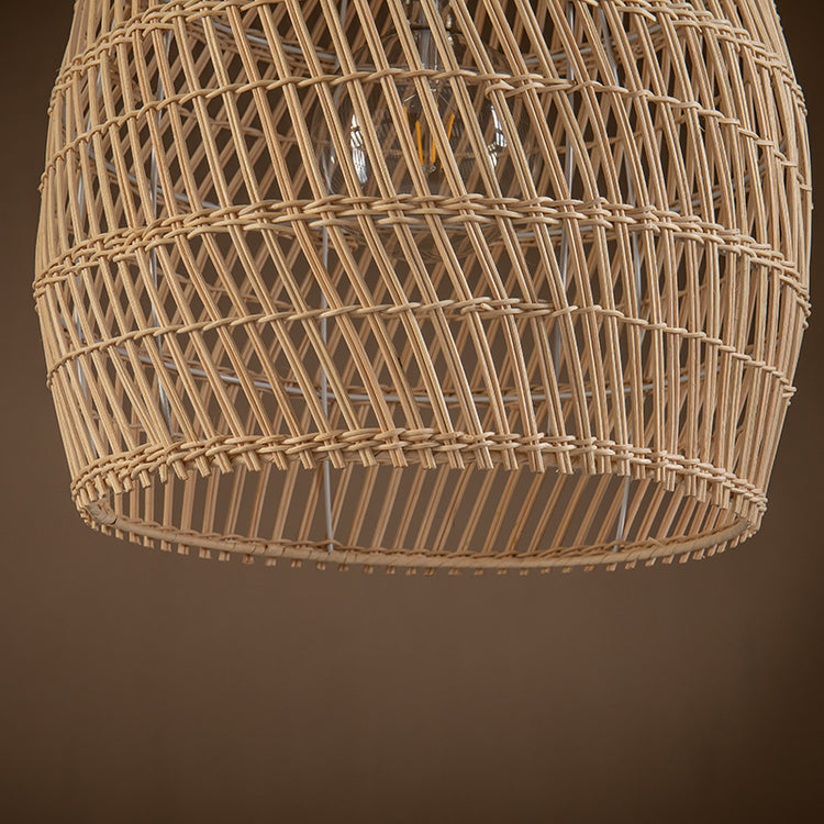 Veremund Light Bell Pendant Wicker Rattan Light