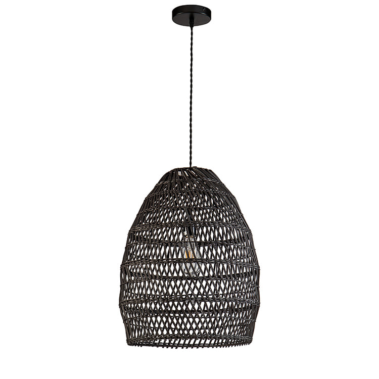 Veremund Light Bell Pendant Wicker Rattan Light