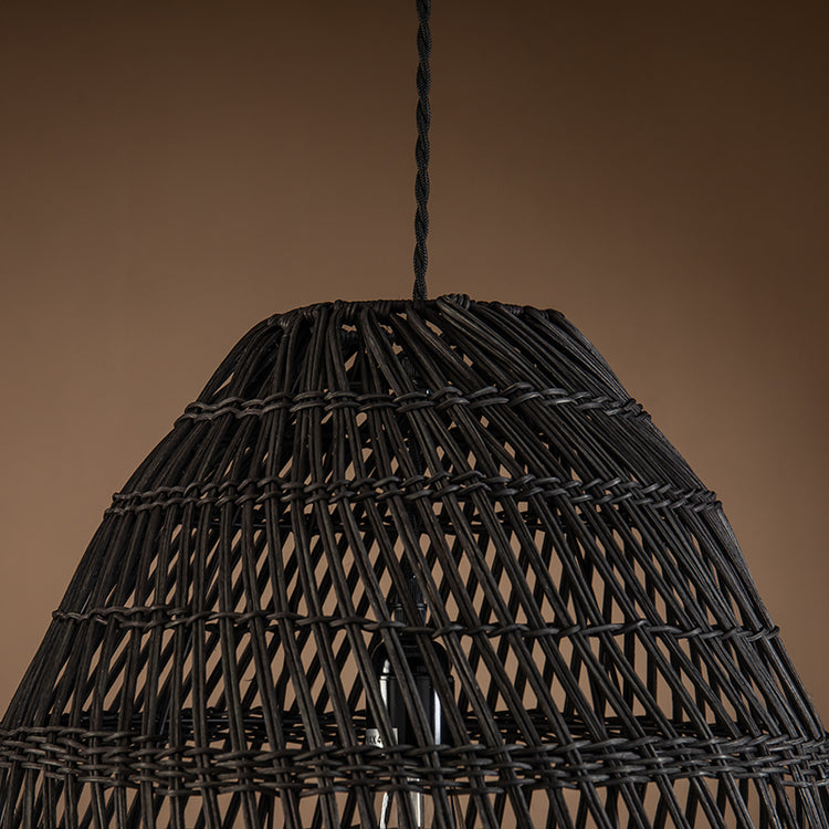 Veremund Light Bell Pendant Wicker Rattan Light