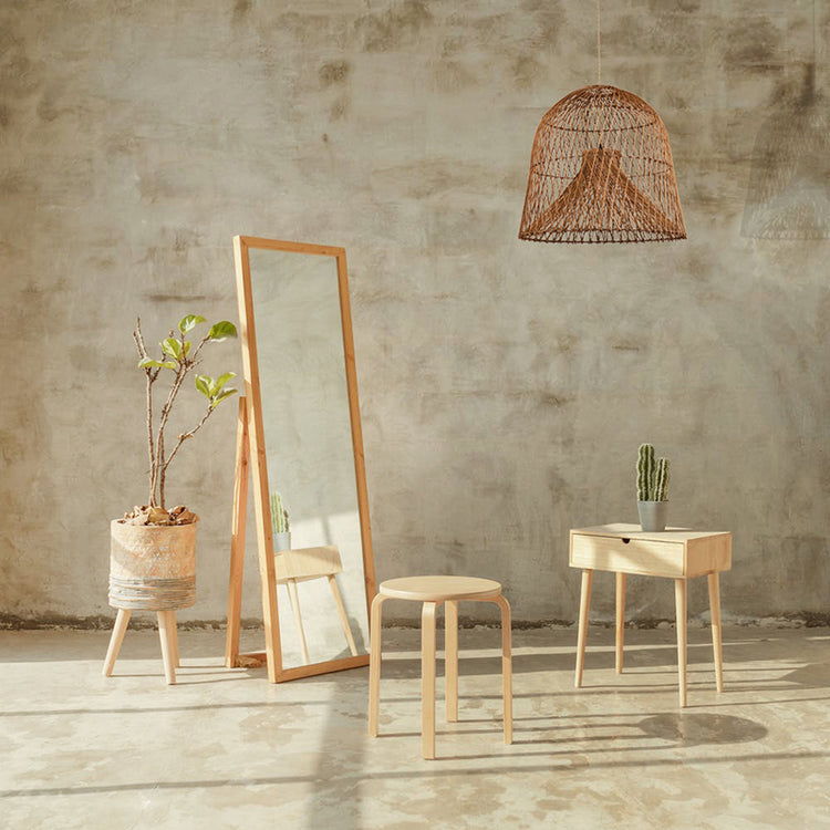 Walery Handwoven Rattan Hanging light
