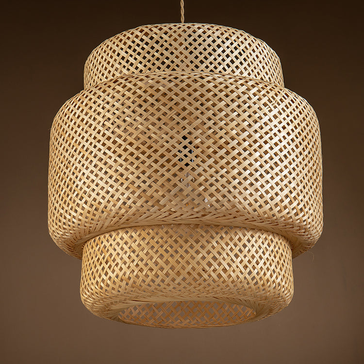 Drusilla Single Light Rattan Pendant Light