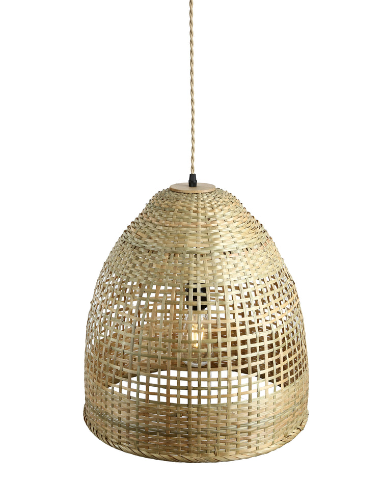 Ele Bohemian Rattan single Light Pendant Natural Color