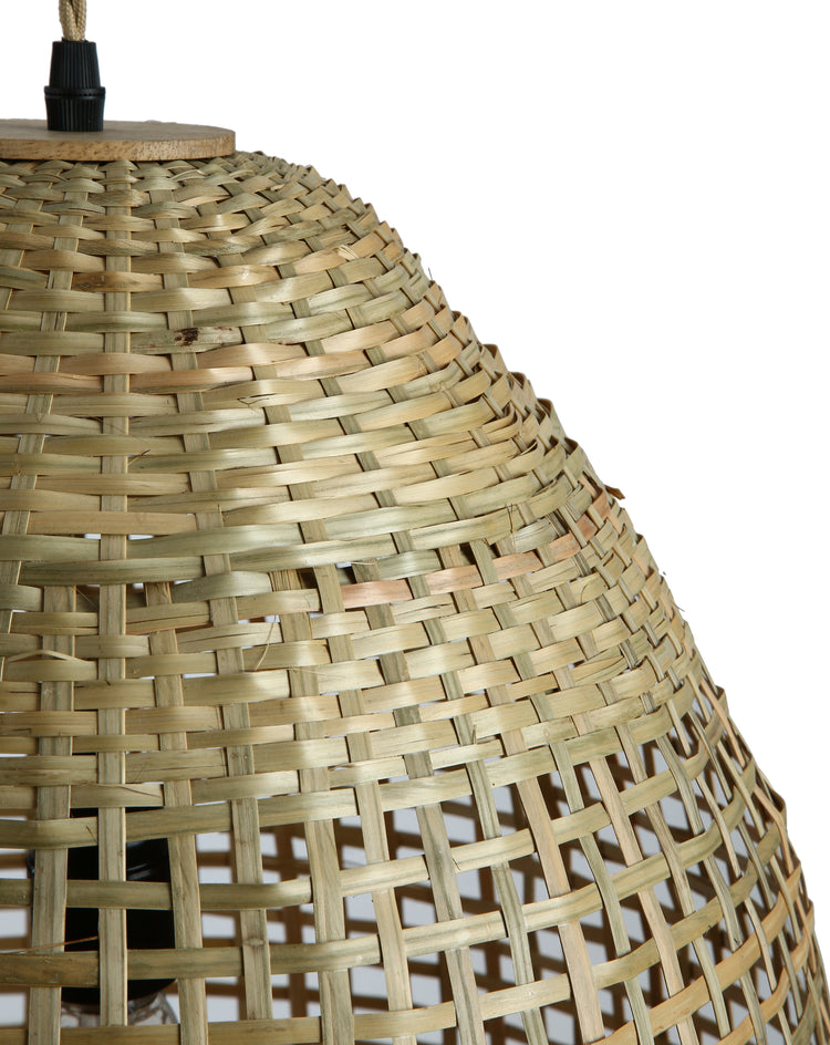 Ele Bohemian Rattan single Light Pendant Natural Color