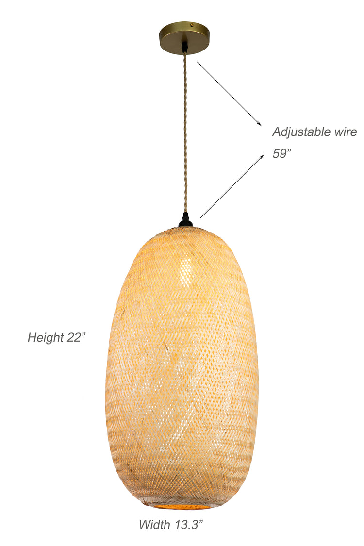 Handmade Rattan Pendant Light