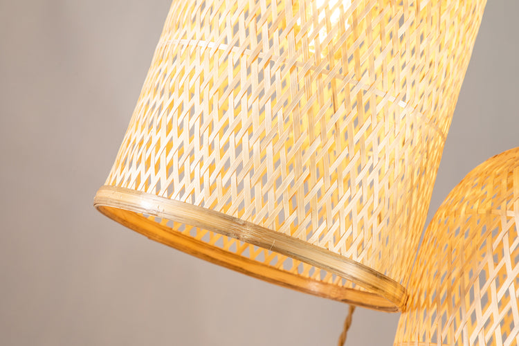 Three Lights Rattan Pendant Light