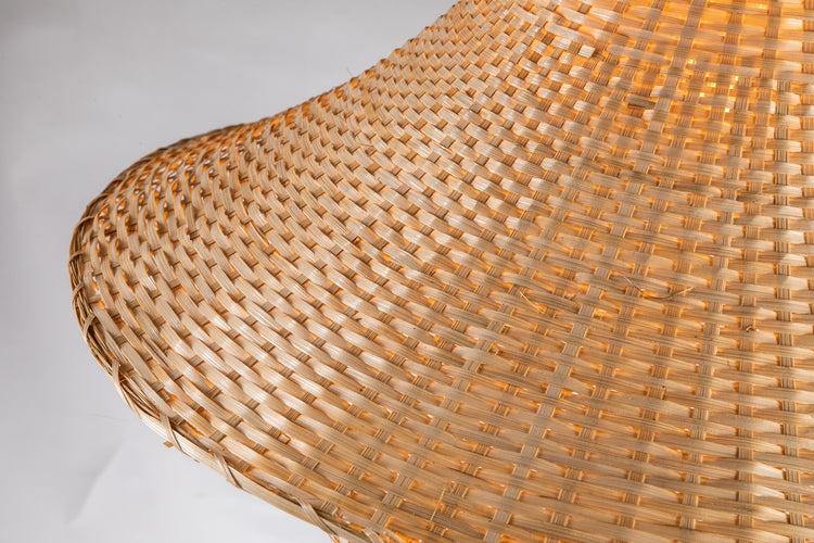 Geometric Rattan Pendant Light