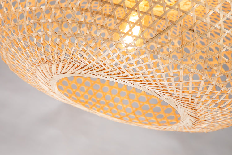 Wicker Rattan Pendant Light