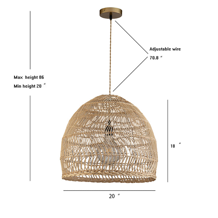 Aura Light Dome Pendant Light