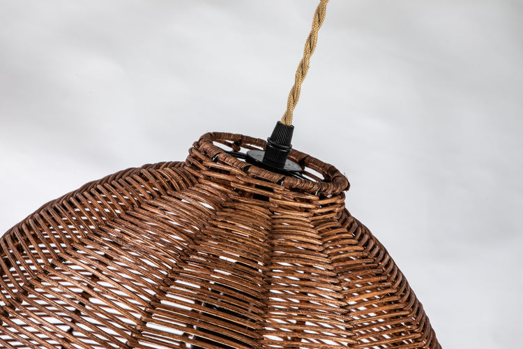 Wicker Rattan Pendant Light