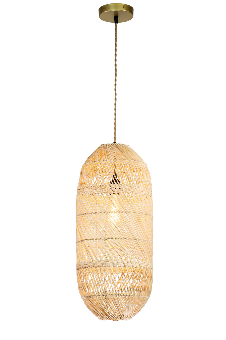 Handmade Large Rattan Pendant Light