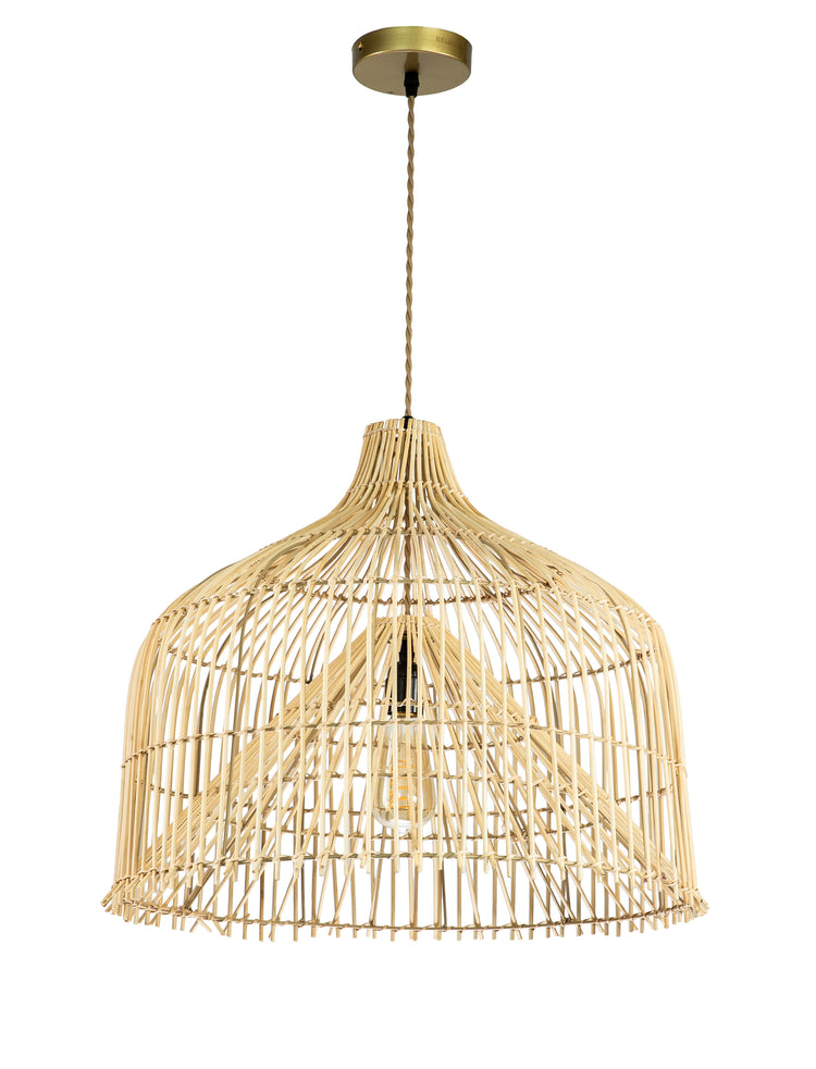 Handmade Large Basket Pendant Light