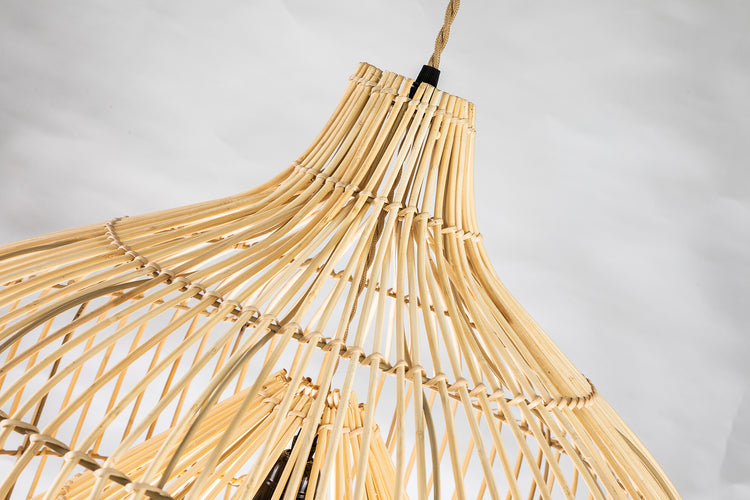Handmade Large Basket Pendant Light