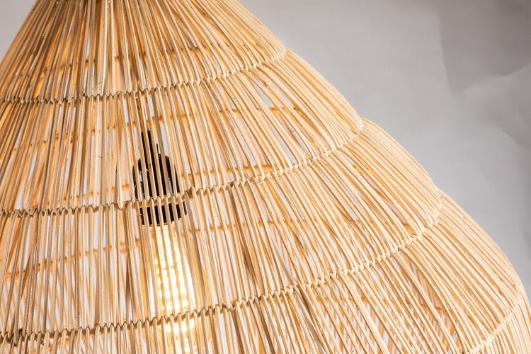Handmade Boho Rattan Pendant Light