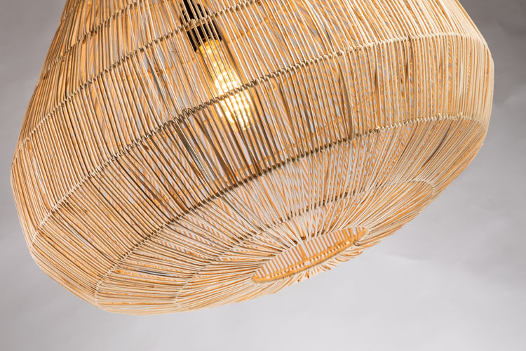 Handmade Boho Rattan Pendant Light