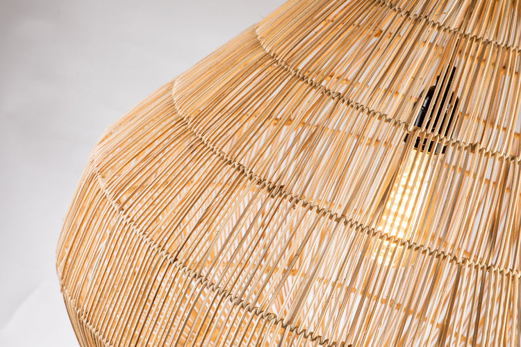 Handmade Boho Rattan Pendant Light