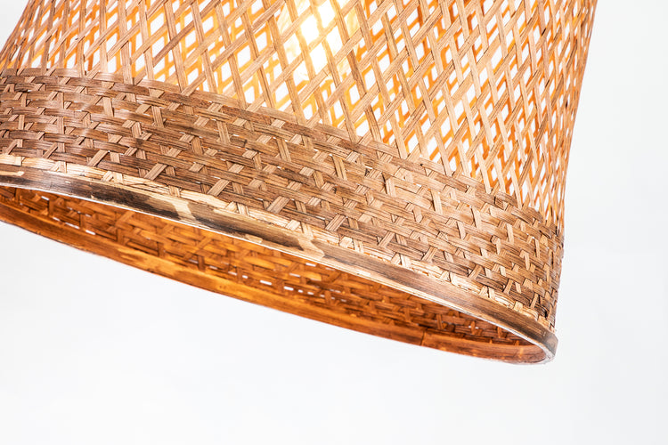 Rattan Cylnider Pendant Light