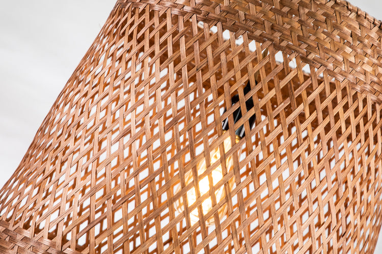 Rattan Cylnider Pendant Light