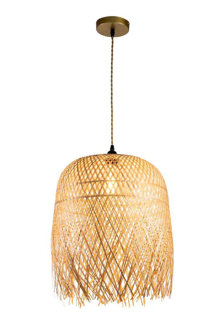 Boho Rattan Pendant Light