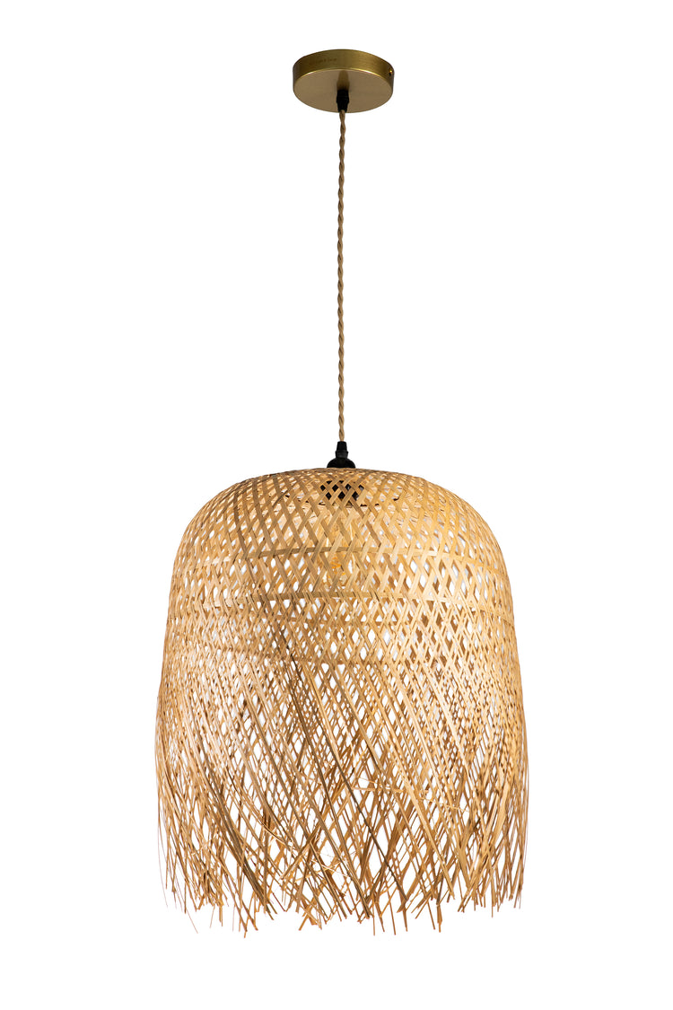 Boho Rattan Pendant Light