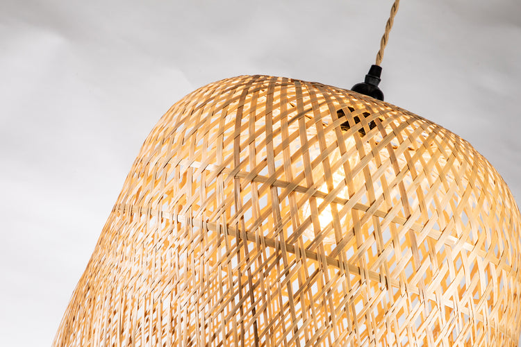 Boho Rattan Pendant Light