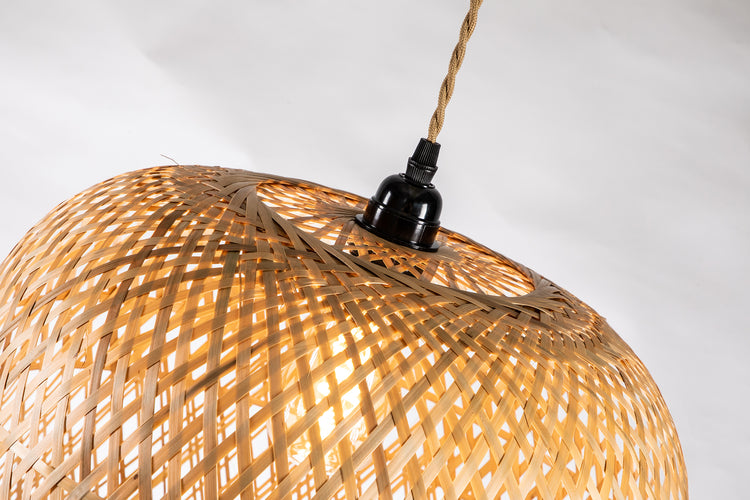 Boho Rattan Pendant Light