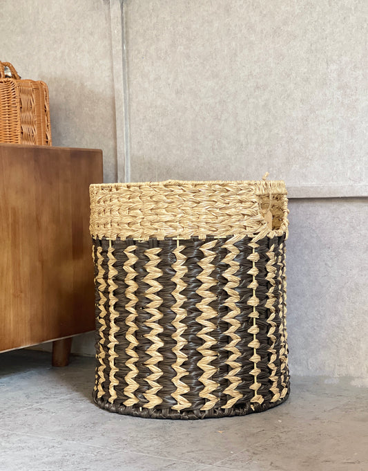 ELE LIGHT & DECOR Coastal Seagrass Basket Storage