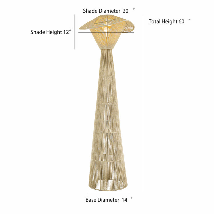 Elara Open-Concept Rattan Lighting Set