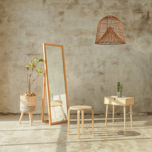 Walery Handwoven Rattan Hanging light